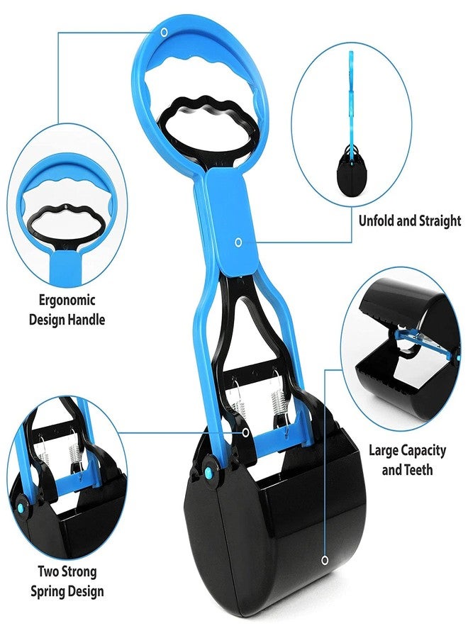 Pups&Pets Portable Poop Scooper Cleaner & Picker Potty Tray for Dogs,Cats Waste Small Size (Colour May Vary) (Poop Scooper) (11 Inches) - Image 2